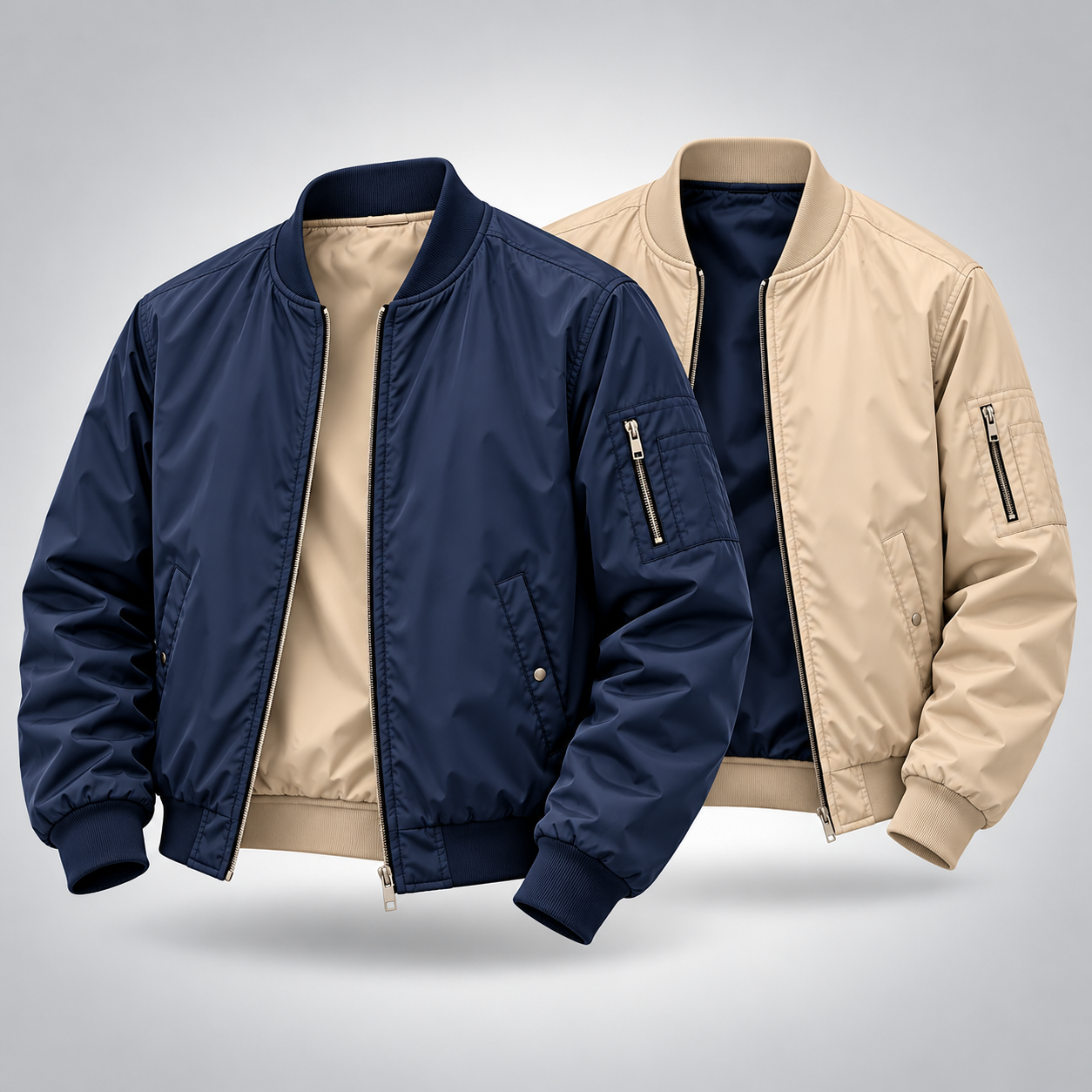 CORPORATE BUSINESSES Reversible Bomber Jacket