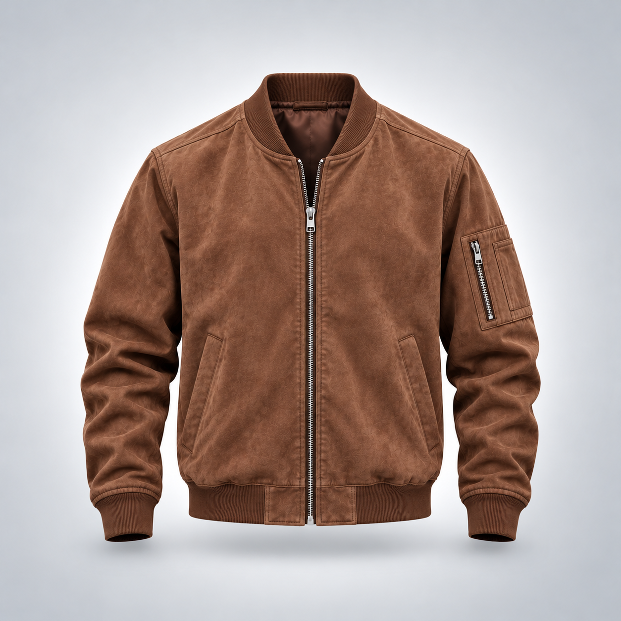 Corporate Teams & Businesses Suede Bomber Jacket