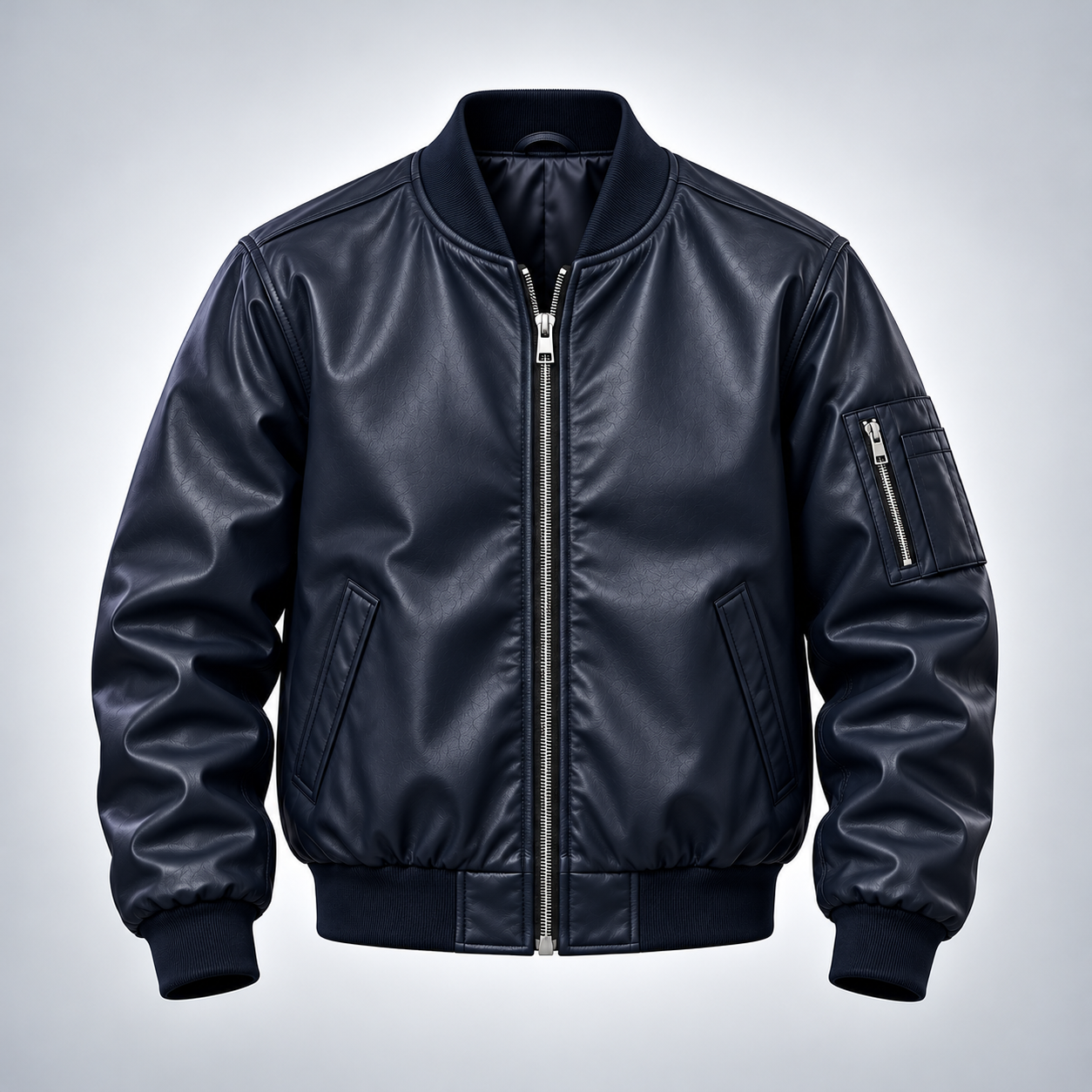 Corporate Teams leather bomber jacket