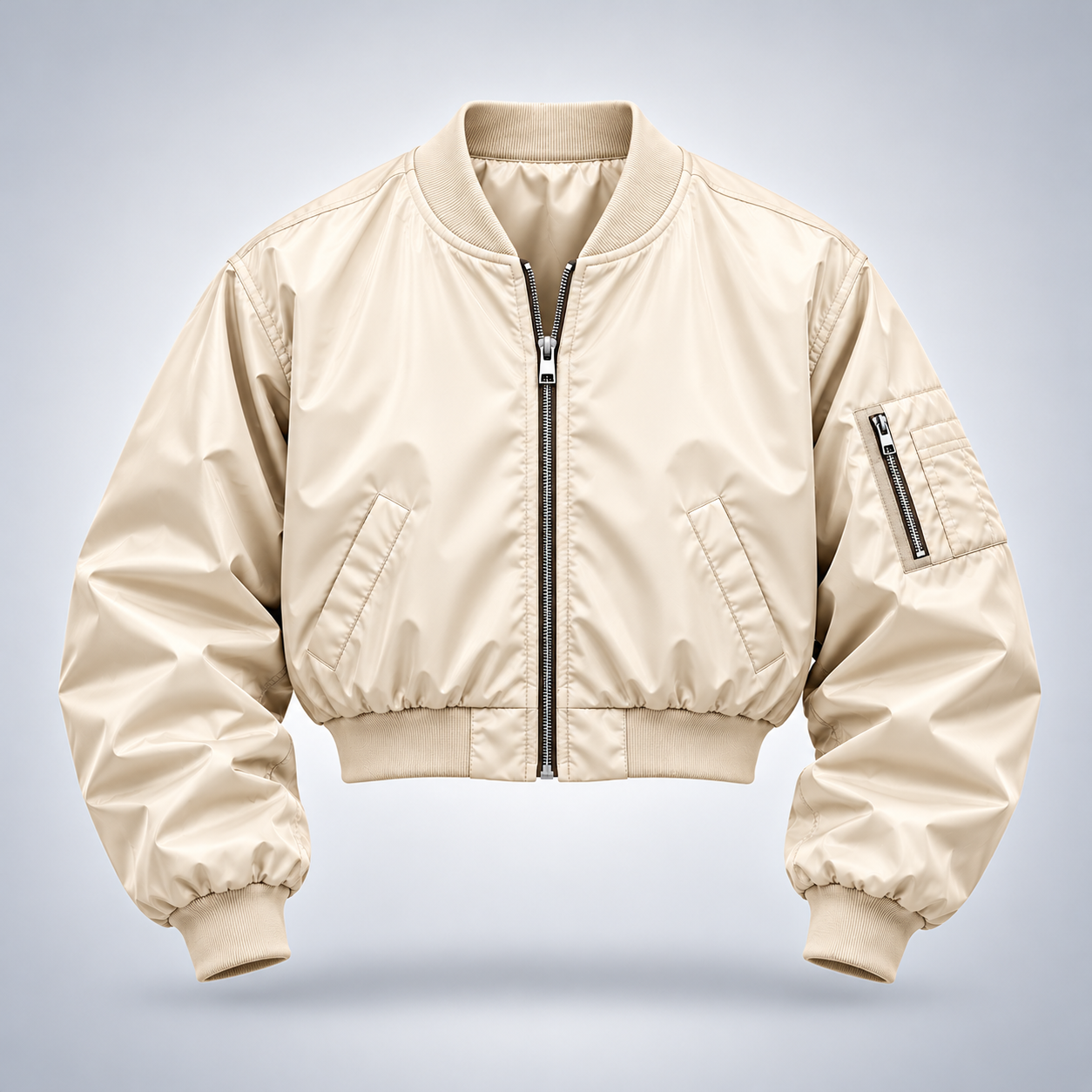 Event Crews & Promotional Teams CROPPED BOMBER JACKET