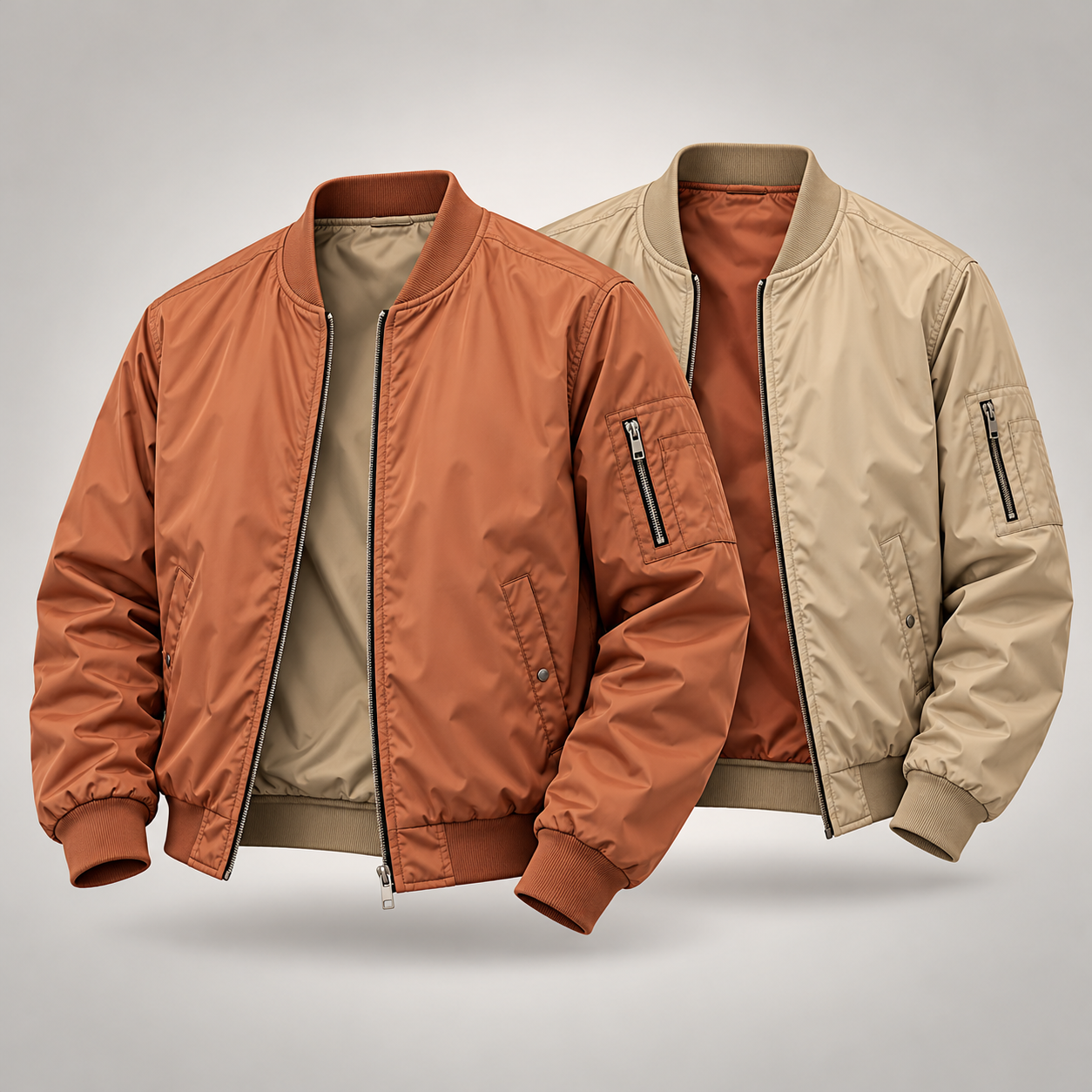 FASHION & STREETWEAR BRANDS Reversible Bomber Jacket