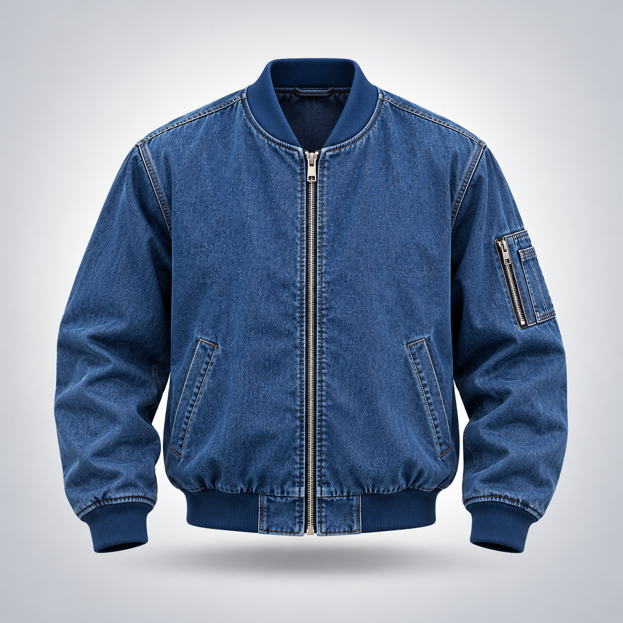 Fashion & Streetwear Brands Denim Bomber Jacket