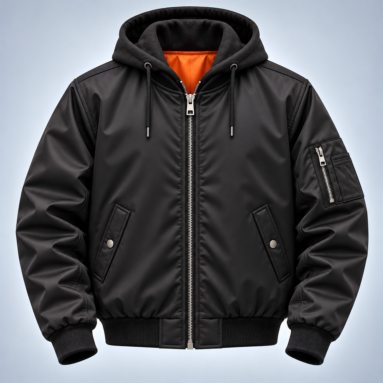 Hooded Bomber Jacket