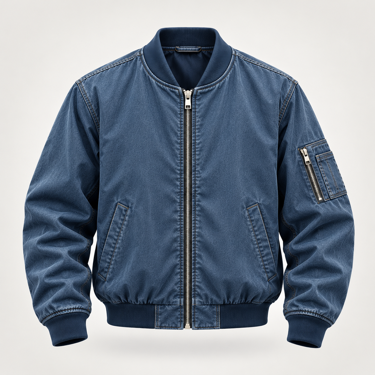 Independent Clothing Retailers Denim Bomber Jacket