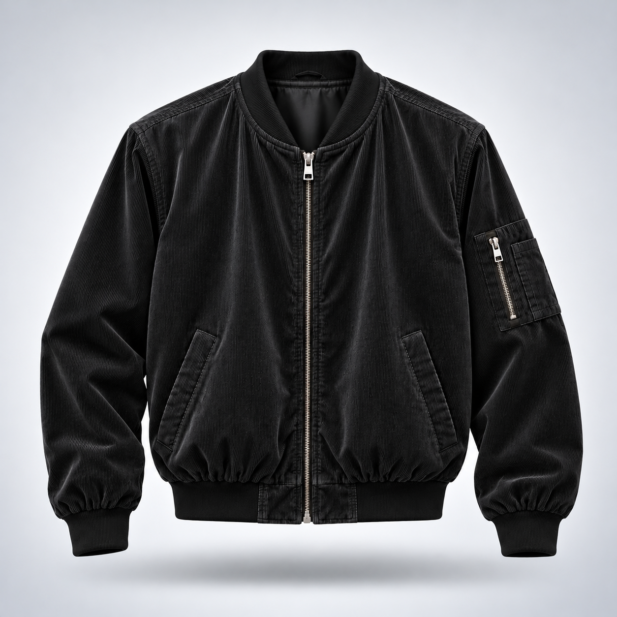 Music Artists & Merchandise Brands Corduroy Bomber Jacket