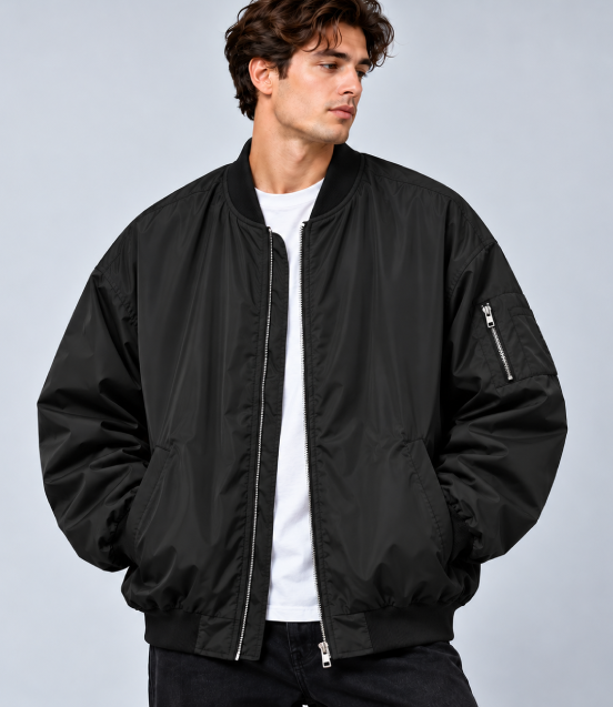 OVERSIZED BOMBER JACKET