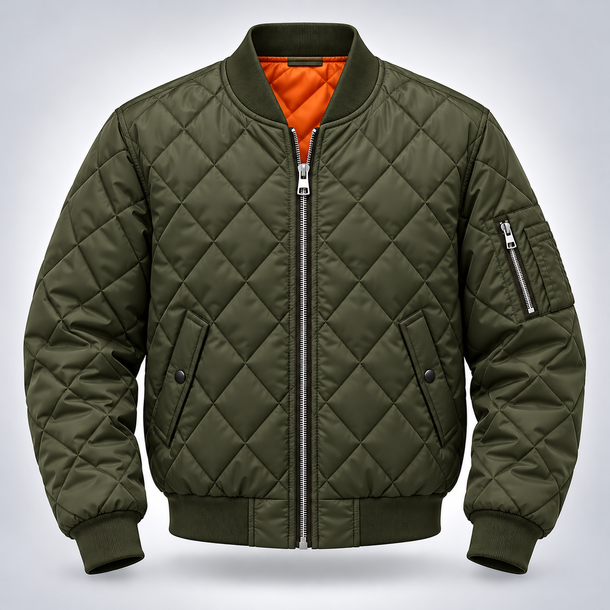 QUILTED BOMBER JACKET