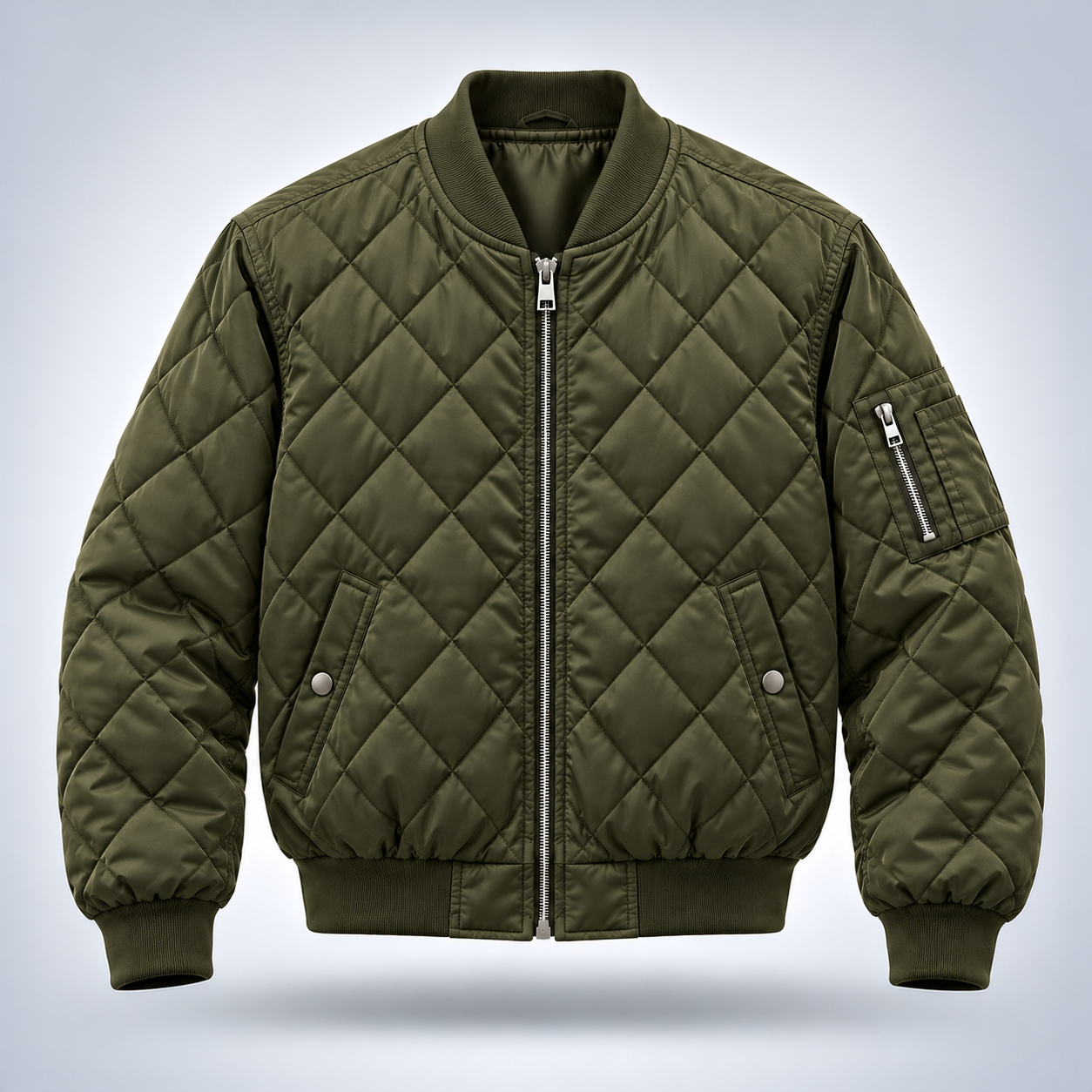 QUILTED BOMBER JACKET