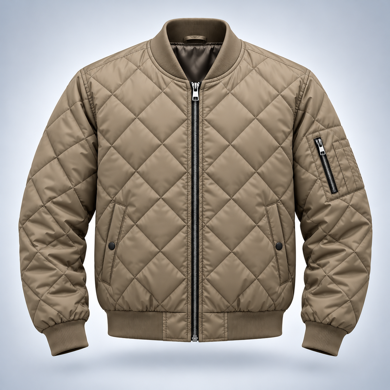 QUILTED BOMBER JACKET