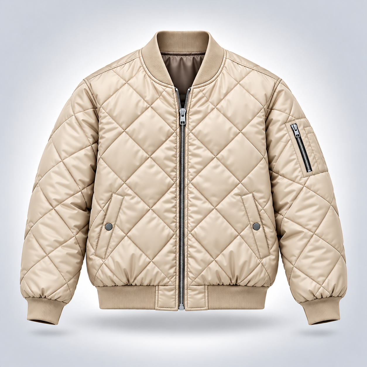 Retailers & Merchandise Brands Quilted Bomber Jacket