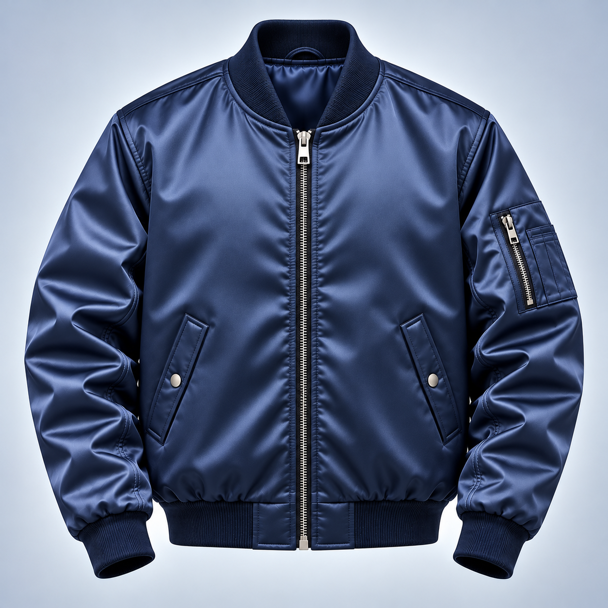 Satin Bomber Jacket