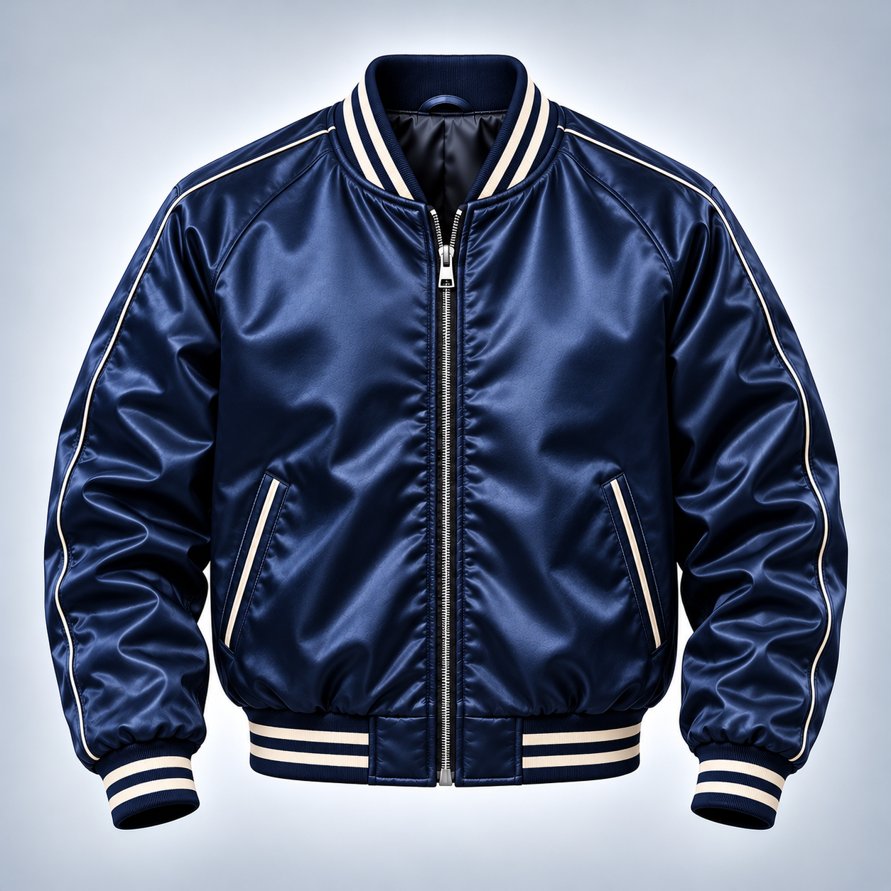 Satin Bomber Jacket