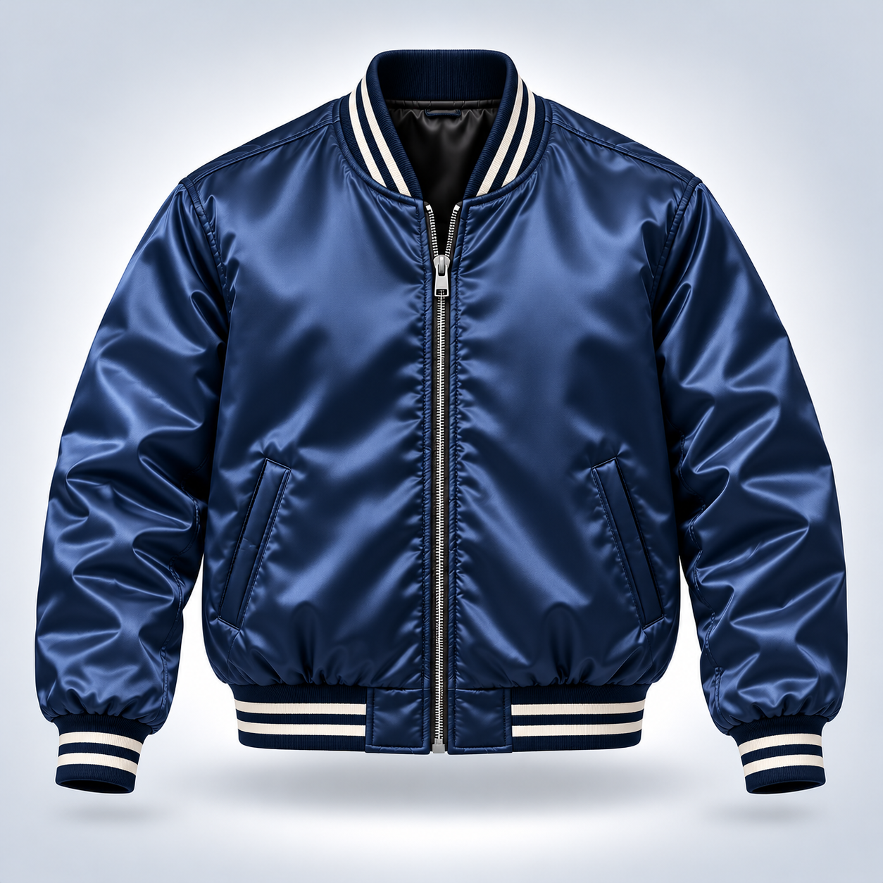 Satin Bomber Jacket