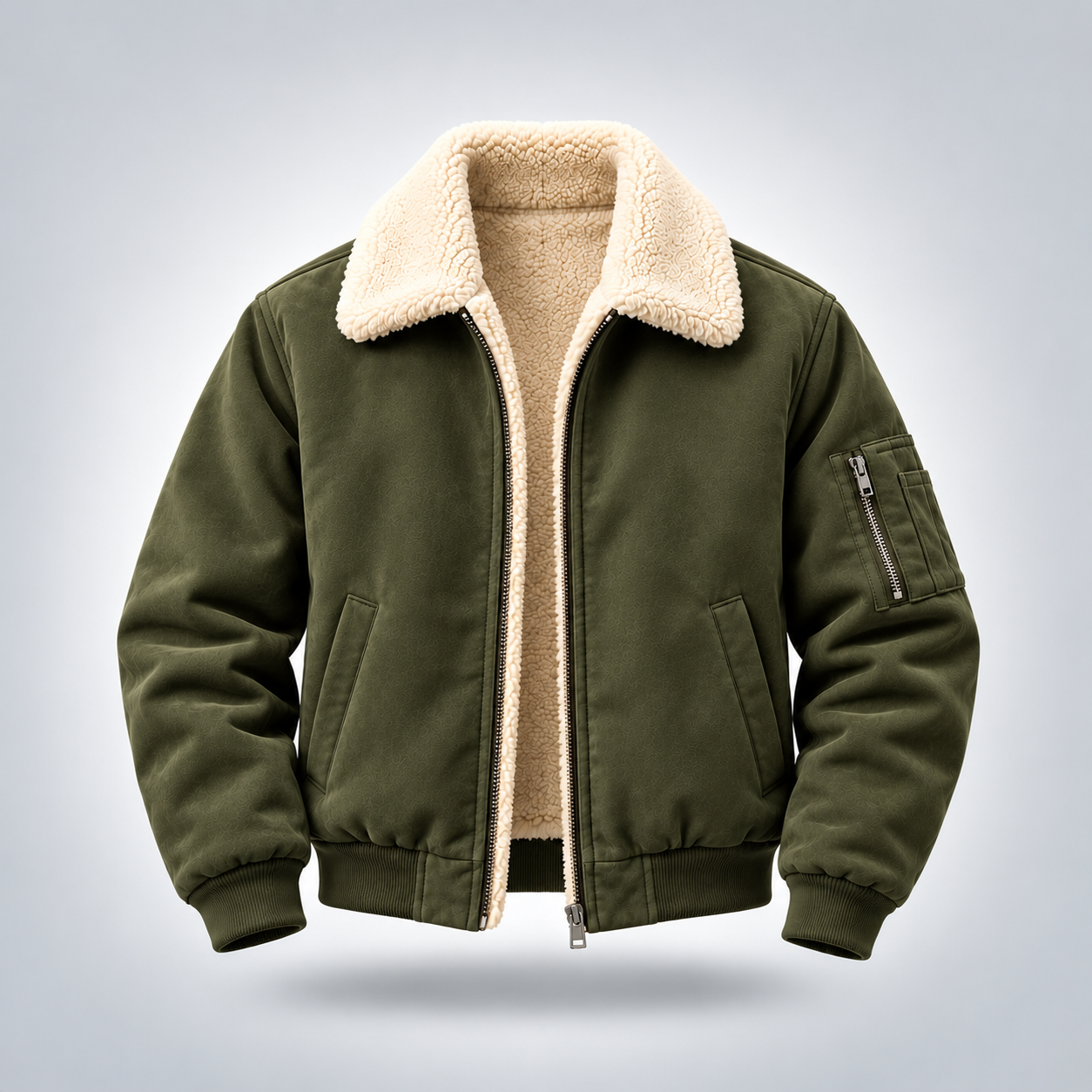 Sports & Lifestyle Clubs Shearling Bomber Jacket