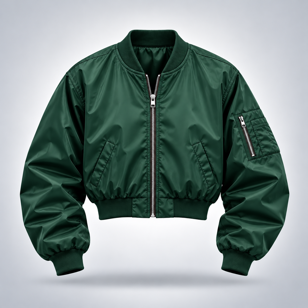 University & Student Societies CROPPED BOMBER JACKET