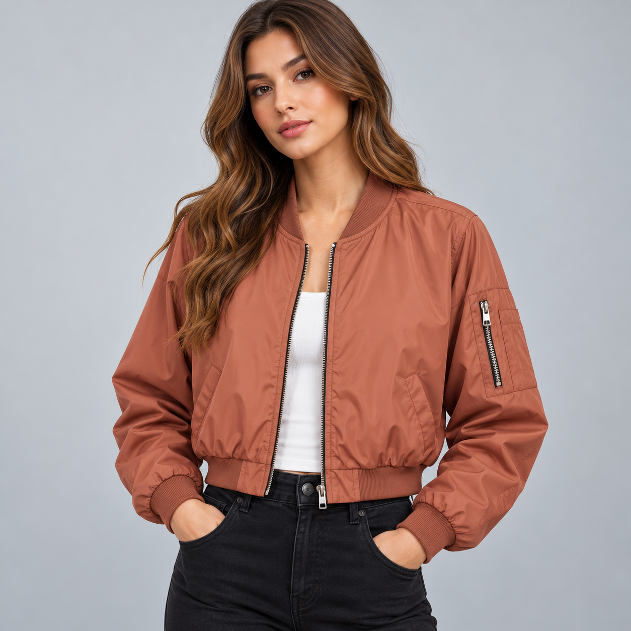 cropped jaket