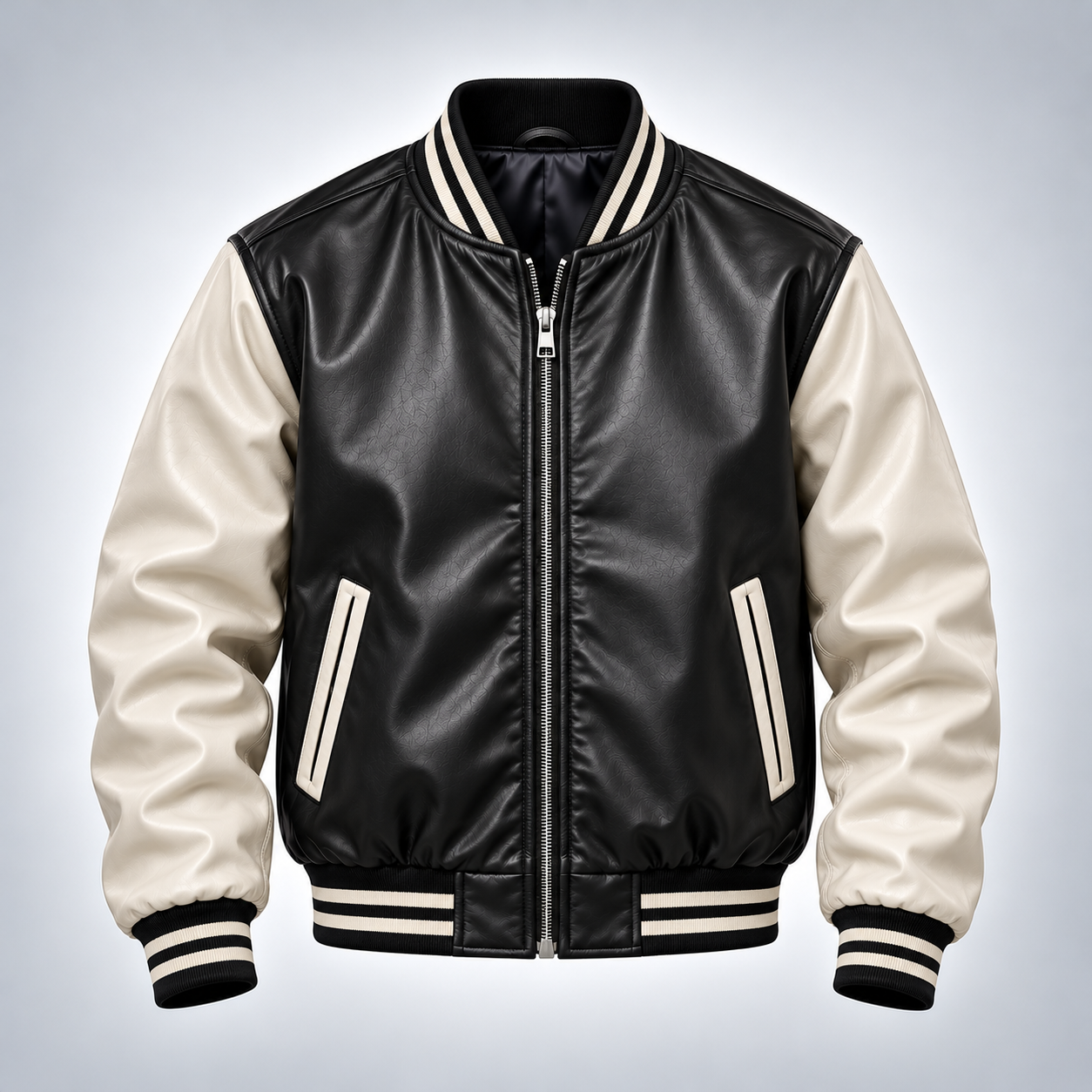 sports & Social Clubs leather bomber jacket